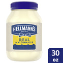 Hellmann's Real Mayonnaise Condiment Real Mayo Gluten Free, Made with 100% Cage-Free Eggs 30 oz