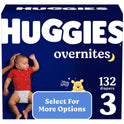 Huggies Overnites Nighttime Diapers, Size 3, 132 Ct (Select for More Options)
