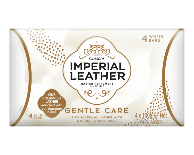 IMPERIAL LEATHER SOAP GENTLE CARE 4 PACK 100 GM