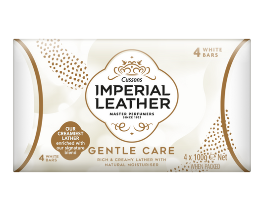 IMPERIAL LEATHER SOAP GENTLE CARE 4 PACK 100 GM