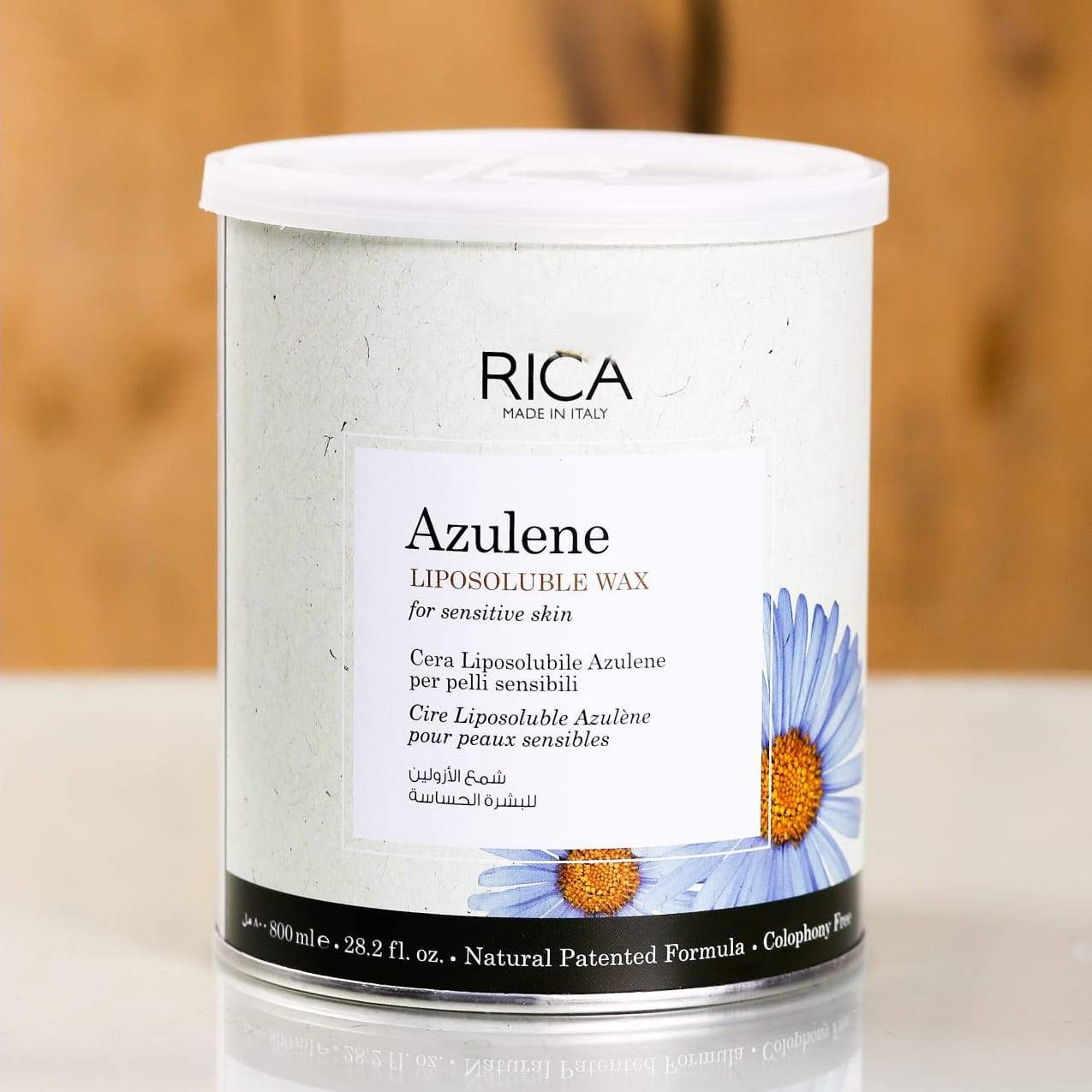 RICA WAX LIPOSOLUBLE AZULENE 800 ML