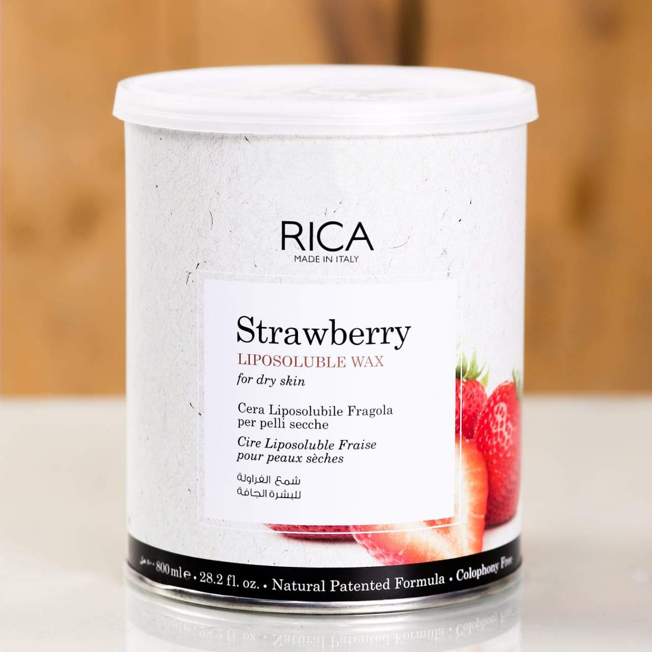 RICA LIPOSOLUBLE WAX STRAWBERRY 800 ML