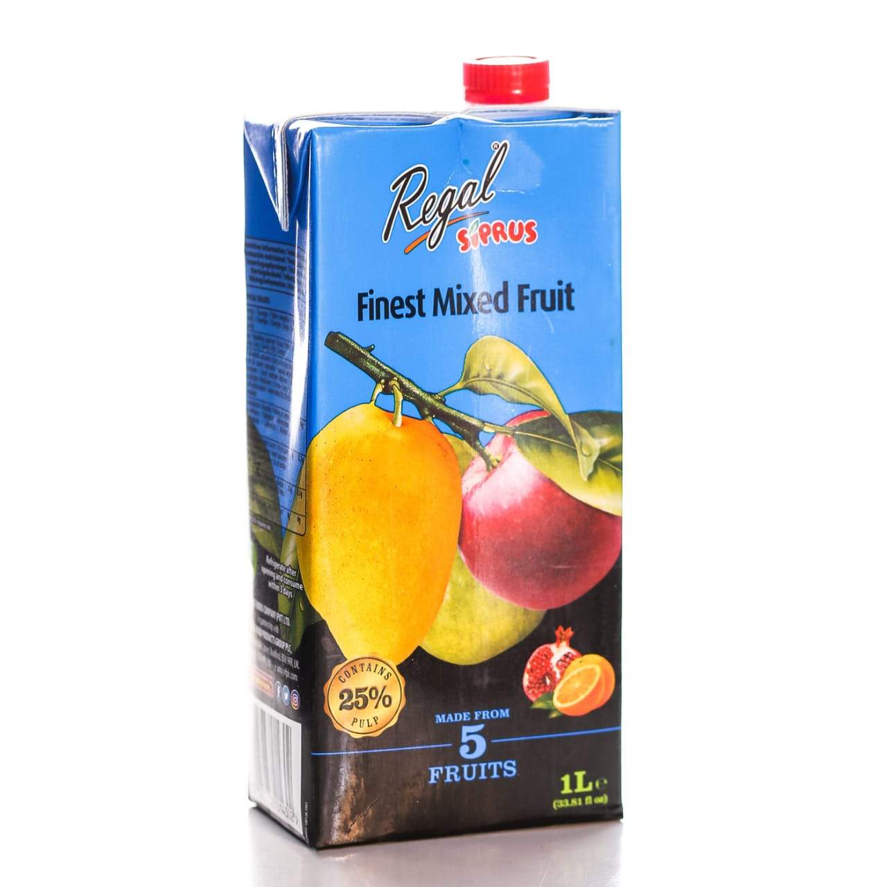 REGAL SIPRUS JUICE FINEST MIX FRUIT TETRA PACK 1 LTR