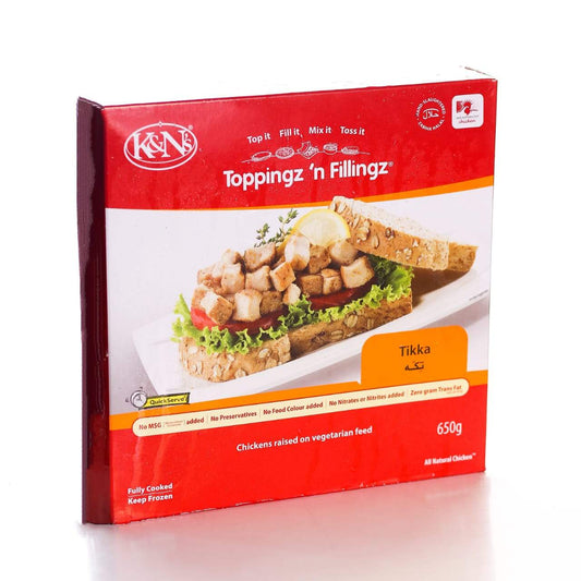 K&N's TOPPINGZ N FILLINGZ TIKKA 650 GM