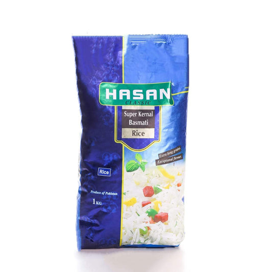 HASSAN CLASSIC SUPER KERNAL BASMATI RICE 1KG