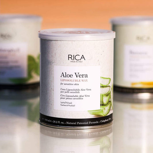 RICA LIPSOLUBLE WAX ALOE VERA 800 ML
