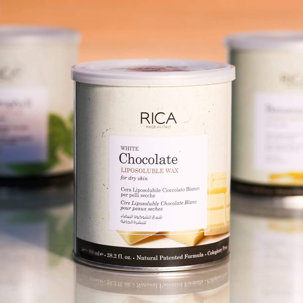 RICA LIPSOLUBLE WAX WHITE CHOCOLATE 800 ML