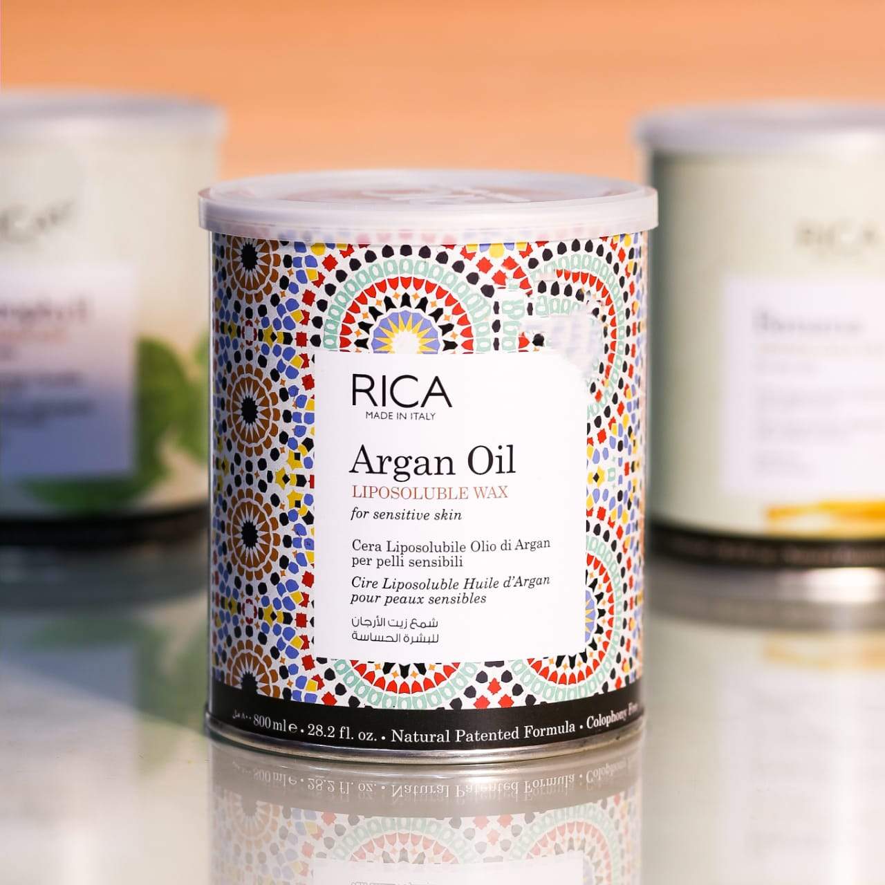 RICA LIPSOLUBLE WAX ARGAN OIL 800 ML