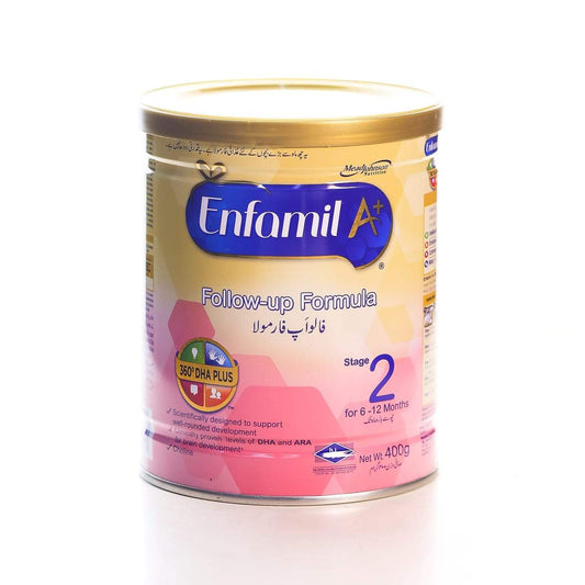 ENFAMIL MILK POWDER A+ STAGE 2 TIN 400 GM