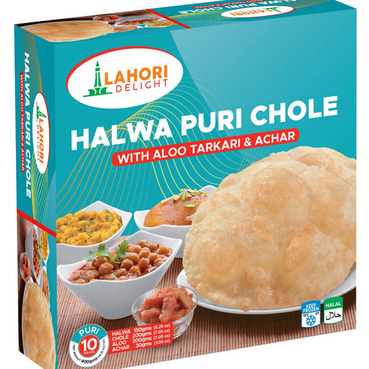 Lahori Delight Halwa Puri Chole (10pcs)