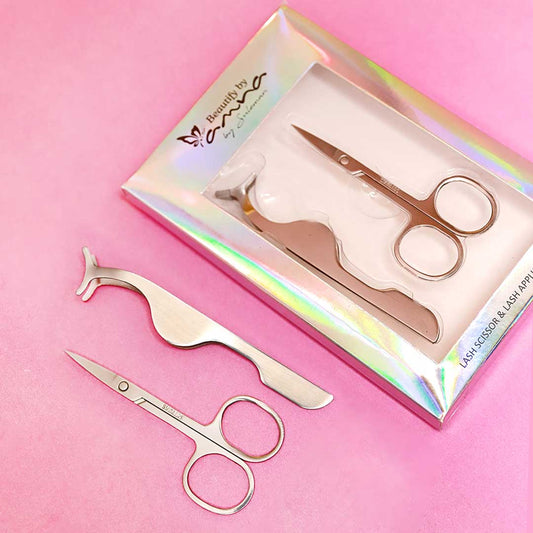 Beautify By Amna Lash Scissor & Lash Applicator Set