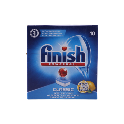 FINISH DISHWASHER POWER BALL CLASSIC 10 TABLETS 163 GM