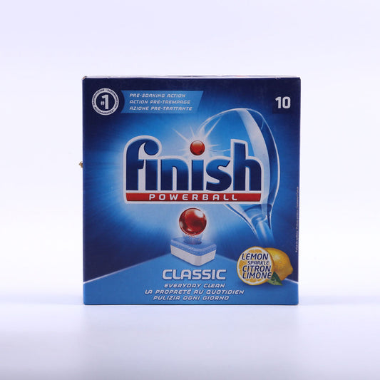 FINISH DISHWASHER POWER BALL CLASSIC 10 TABLETS 163 GM