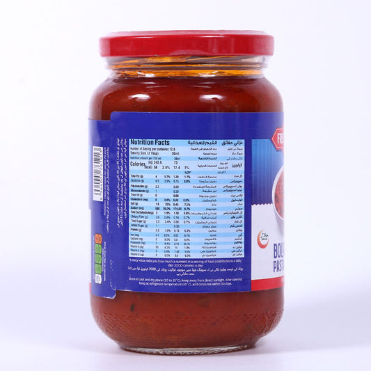 FRESH ST BOLOGNESE PASTA SAUCE JAR 380GM