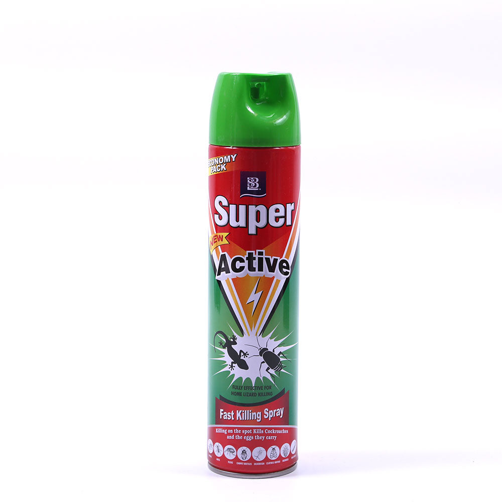 SUPER ACTIVE COCKROACH AND LIZARD KILLER SPRAY 600 ML