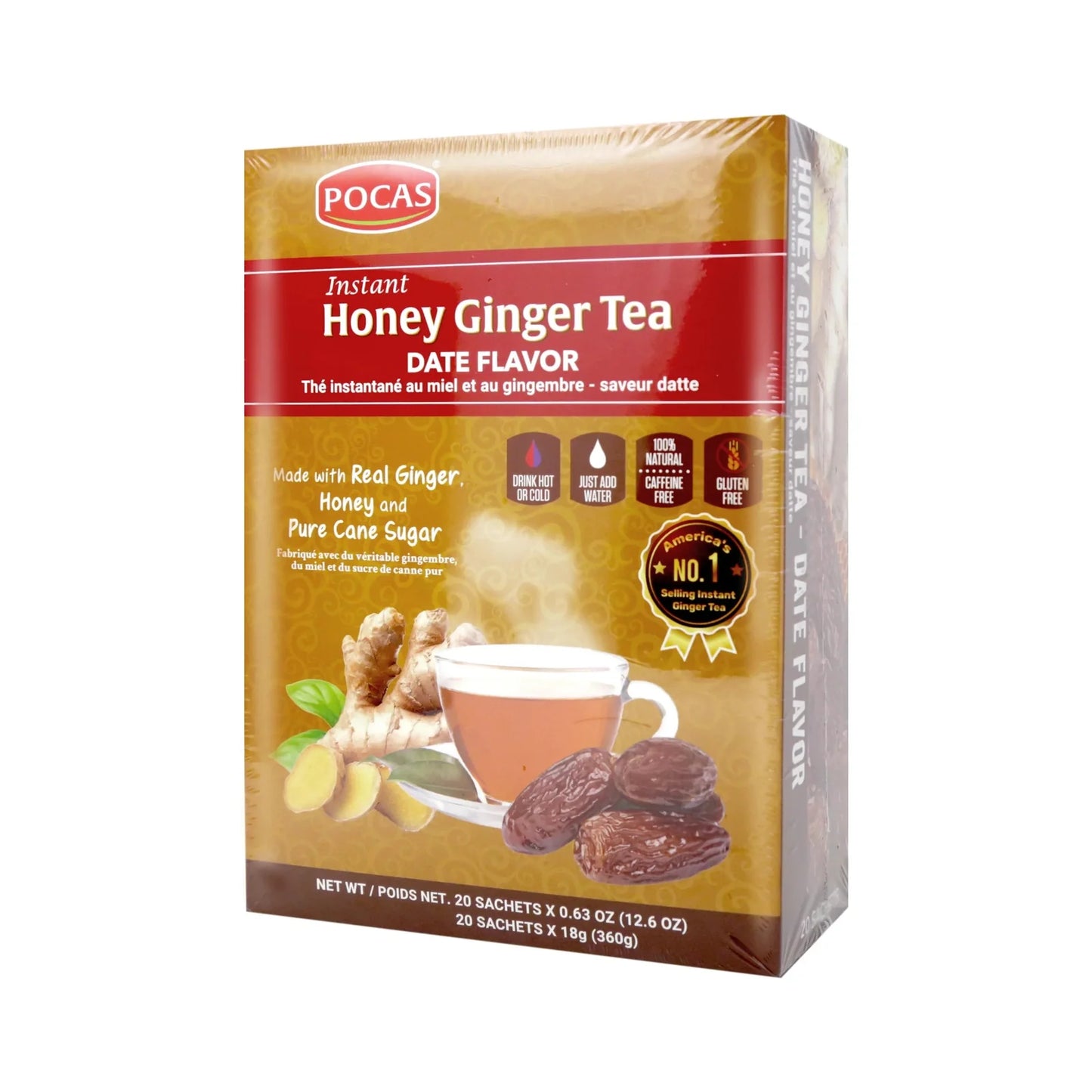 Pocas Honey Ginger Tea (Date Flavour)