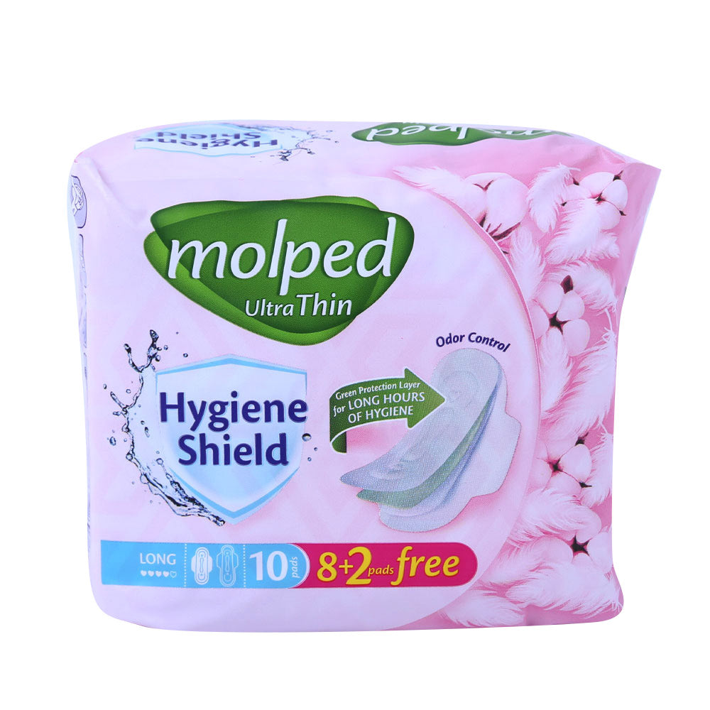 MOLPED ULTRA THIN SANITARY PAD LONG 10PCS