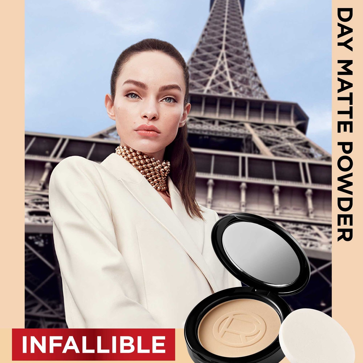 LOREAL INFALLIBLE OIL KILLER POWDER SPF32 128 NATURAL BUFF