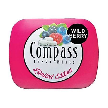 COMPASS FRESH MINT SUGAR FREE COMPASS WILDBERRY 14GM