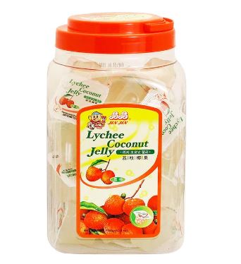 Jin Jin Lychee Coconut Candy Jelly