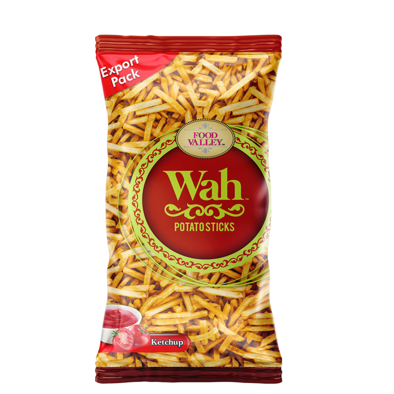 FOOD VALLEY WAH POTATO STICKS KETCHUP 46 GM