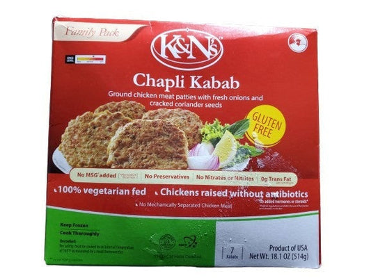 K&N Chicken Chapli Kabab (7pcs) Family Pack