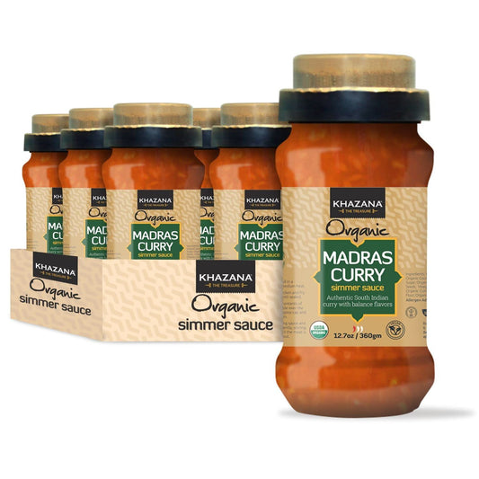Khazana Organic Madras Curry Simmer Sauce