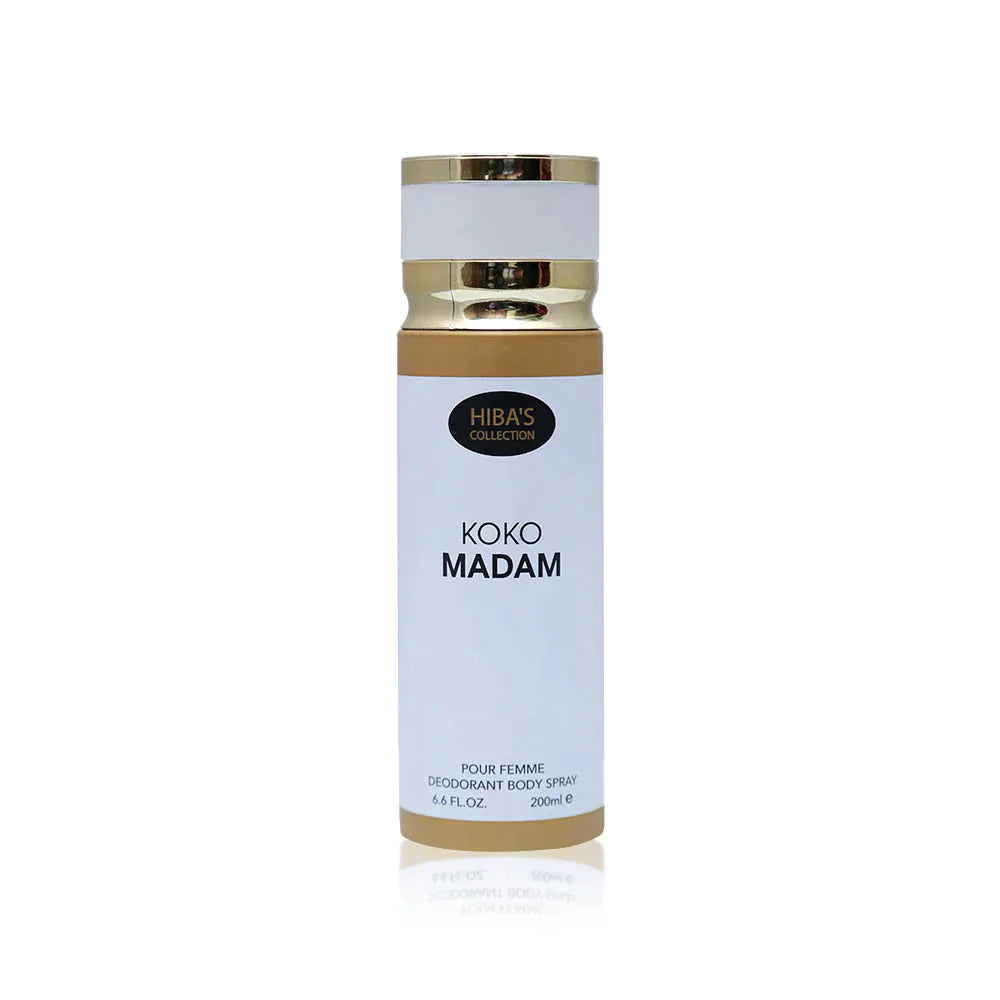 HIBAS COLLECTION DEODORANT KOKO MADAM  200 ML