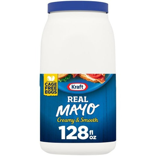 Kraft Real Mayo Creamy & Smooth Mayonnaise, 1 gal Jug