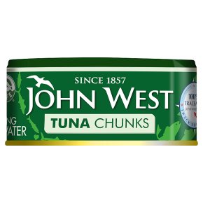 JOHN WEST TUNA CHUNKS IN SPRING WATER 185 GM