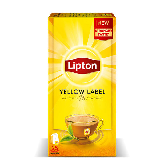 LIPTON YELLOW BLACK TEA (25 TEA BAGS)