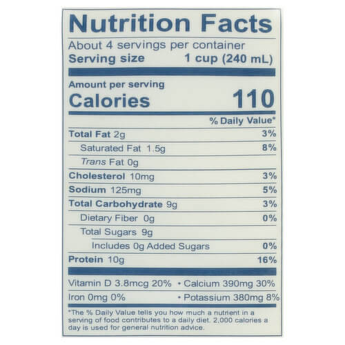 Dean's Dairy Pure 2% Reduced Fat Milk Large