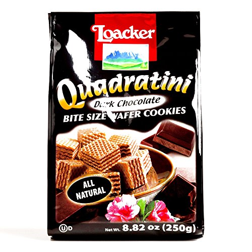 Loacker Quadratini Dark Chocolate Wafers