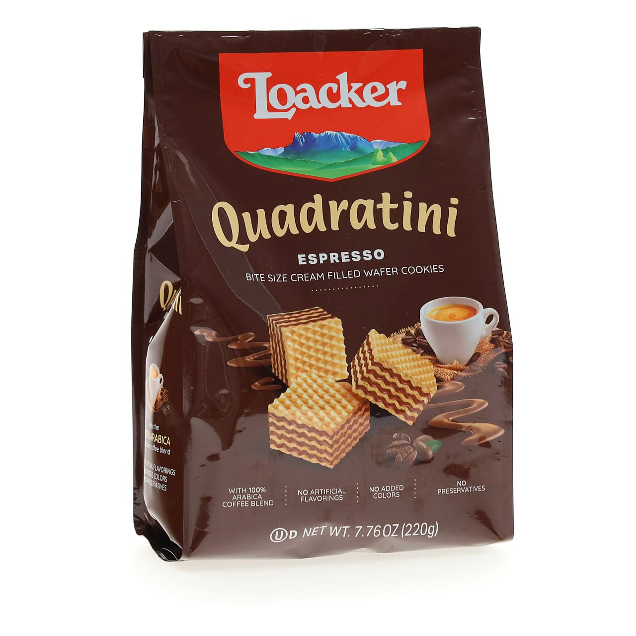 Loacker Quadratini Espresso Wafers