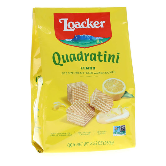 Loacker Quadratini Lemon Wafer