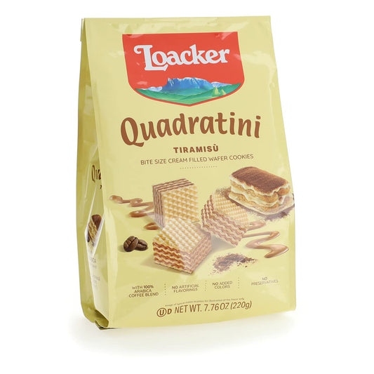 Loacker Quadratini Tiramisu Wafers