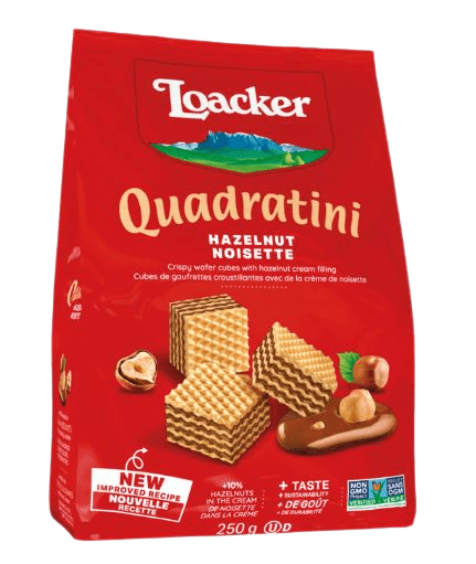 Loacker Quadratini Hazelnut Wafers