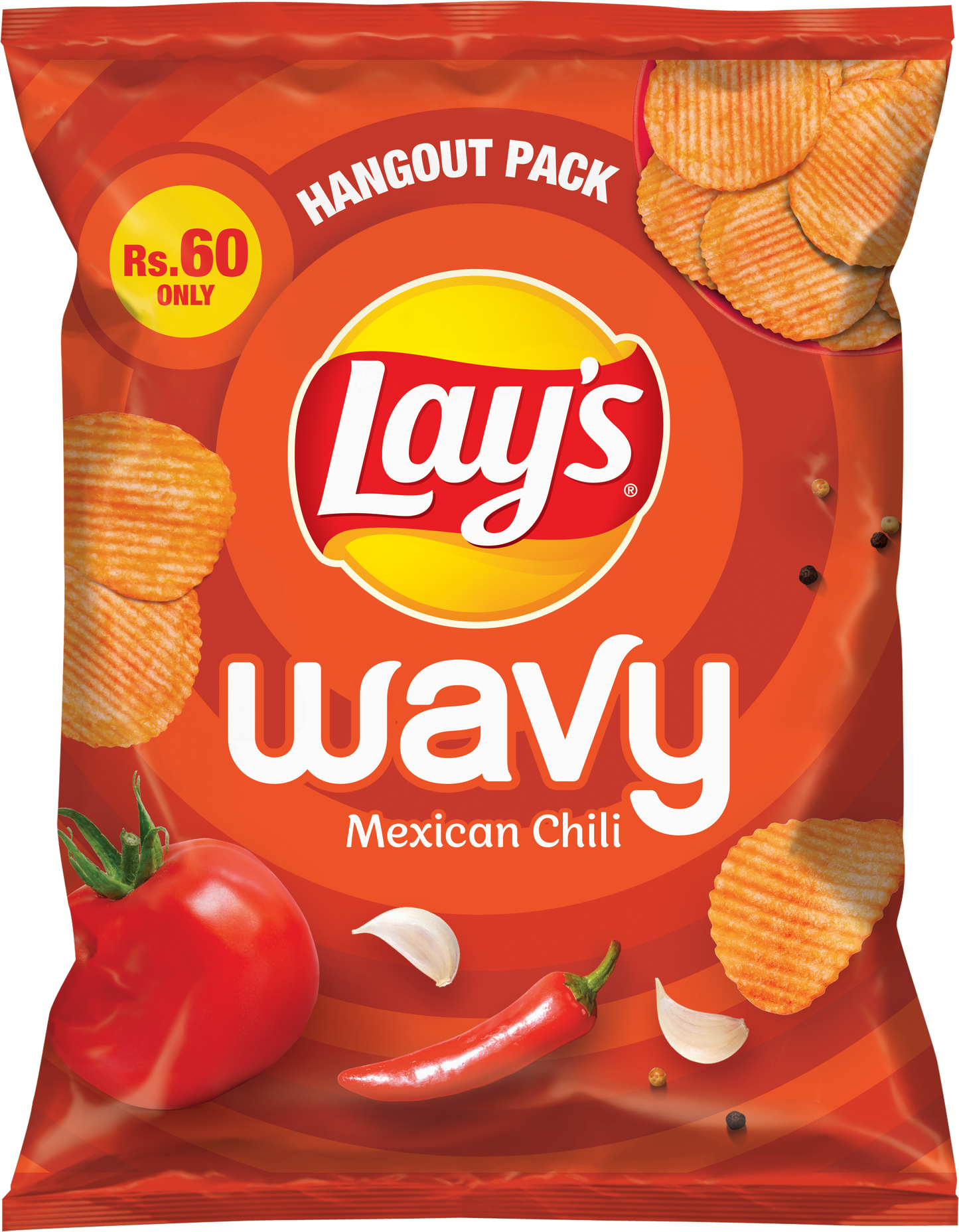 LAYS WAVY MEXICAN CHILI CHIPS