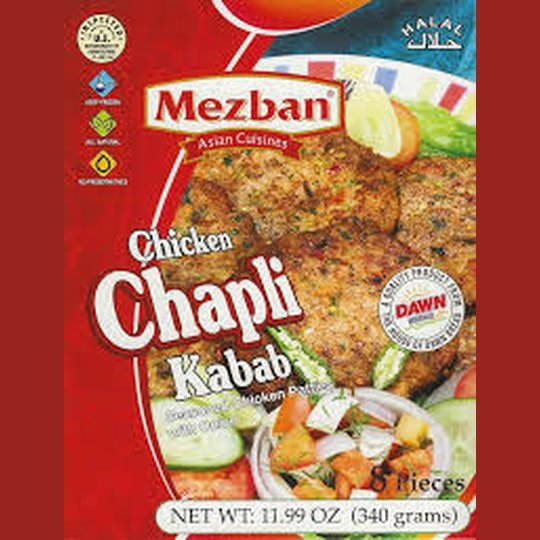 Mezban Chicken Chapli Kabab 8ct