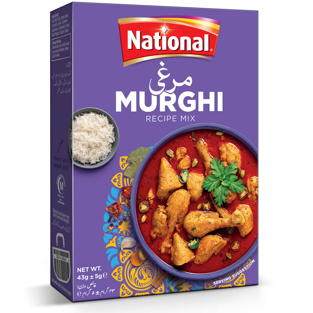 NATIONAL MASALA MURGHI MIX 43 GM