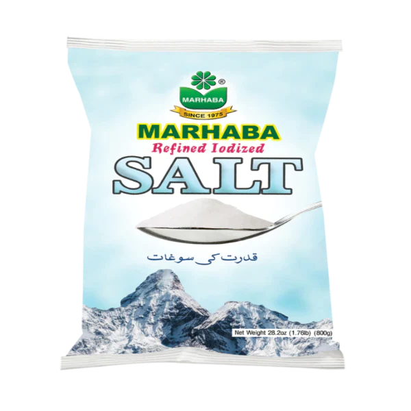 MARHABA REFINED IODIZED SALT 800GM