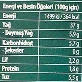 Marmarabirlik Dried Natural Black