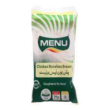 MENU CHICKEN BREAST BONELESS 1KG