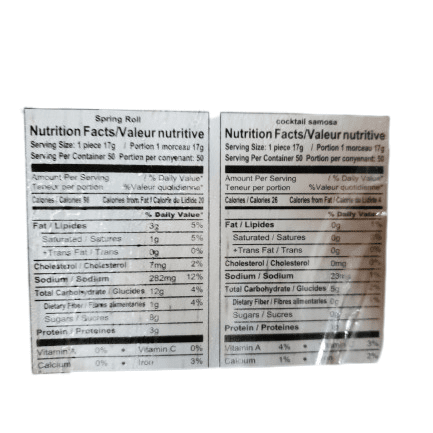 Mezban Combo Selection (Cocktail Samosa & Spring Rolls)