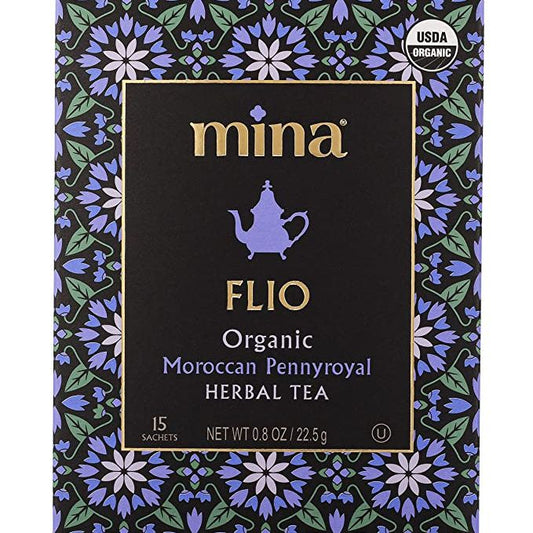 Mina Flio Organic Moroccan Pennyroyal Herbal Tea