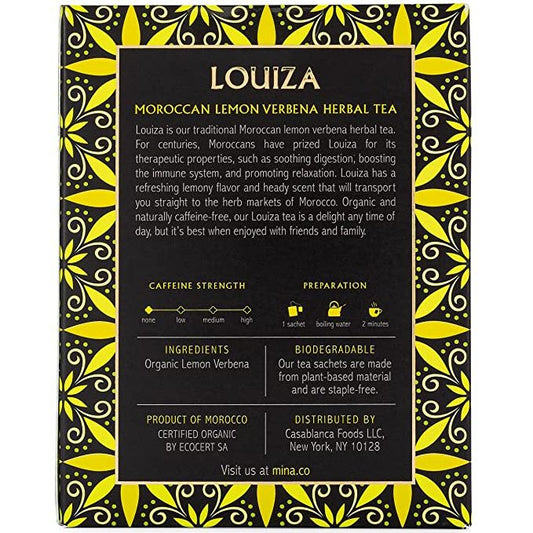 Mina Louiza Organic Moroccan Lemon Verbena Herbal Tea