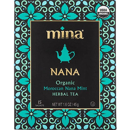 Mina Nana Organic Moroccan Nana Mint Herbal Tea