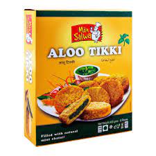 MANO SALWA ALOO TIKKI WITH MINT SAUCE 400GM PC