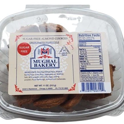 Mughal Bakery Almond Cookies- Sugar Free