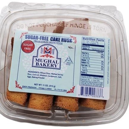 Mughal Bakery Cake Rusk- Sugar Free